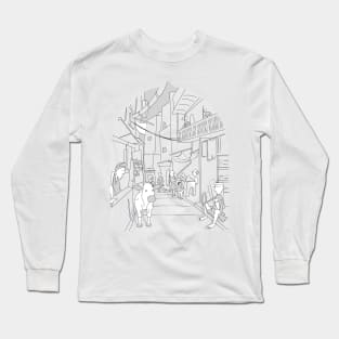 Old Delhi Long Sleeve T-Shirt